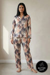 Zivame Buttersoft Knit Poly Pyjama Set - Maple Sugar — thumbnail 1